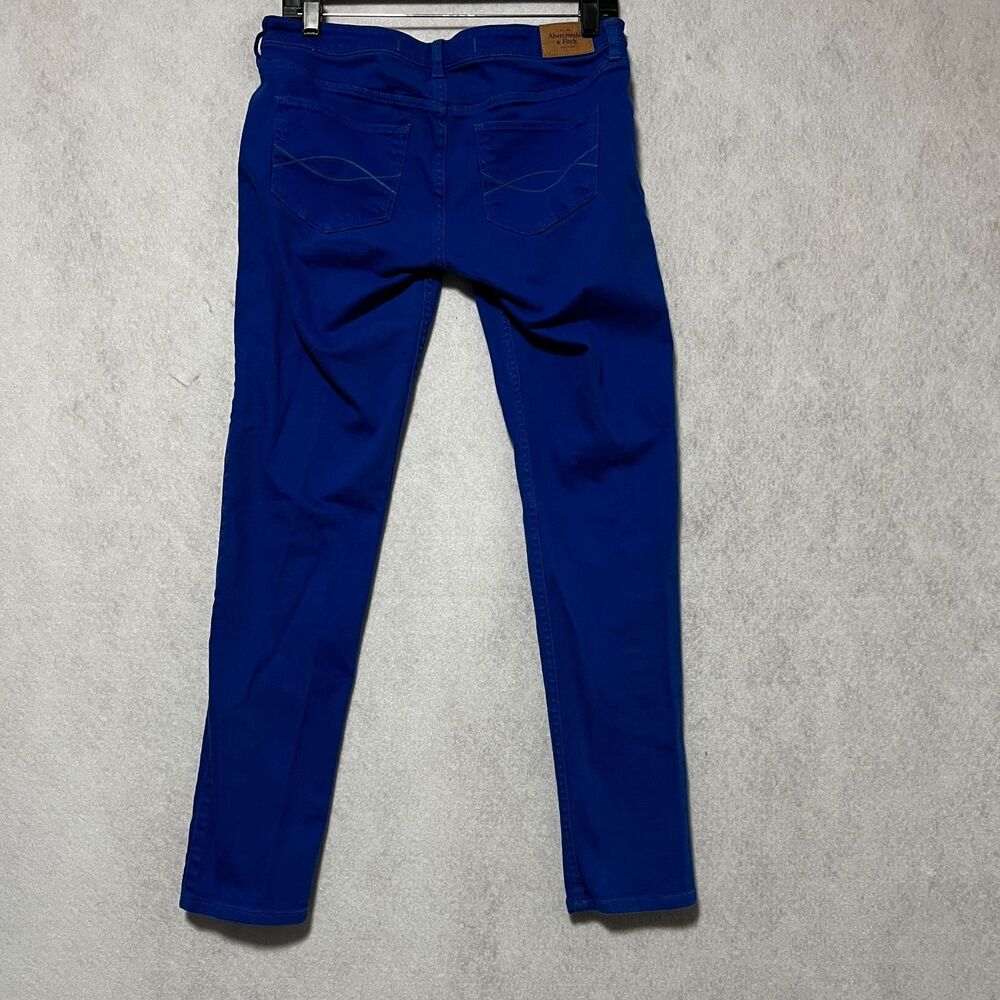 Abercrombie & Fitch Women"s Cobalt Blue Jeans Size 6R W 28 L 29
